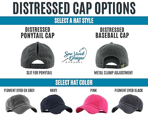 Miniatura 2 de Baseball Heart Hat wCustom Name andor Number  Distressed Baseball Cap OR Ponytail Hat  Personalized Embroidered Baseball and Softball Mom Hat