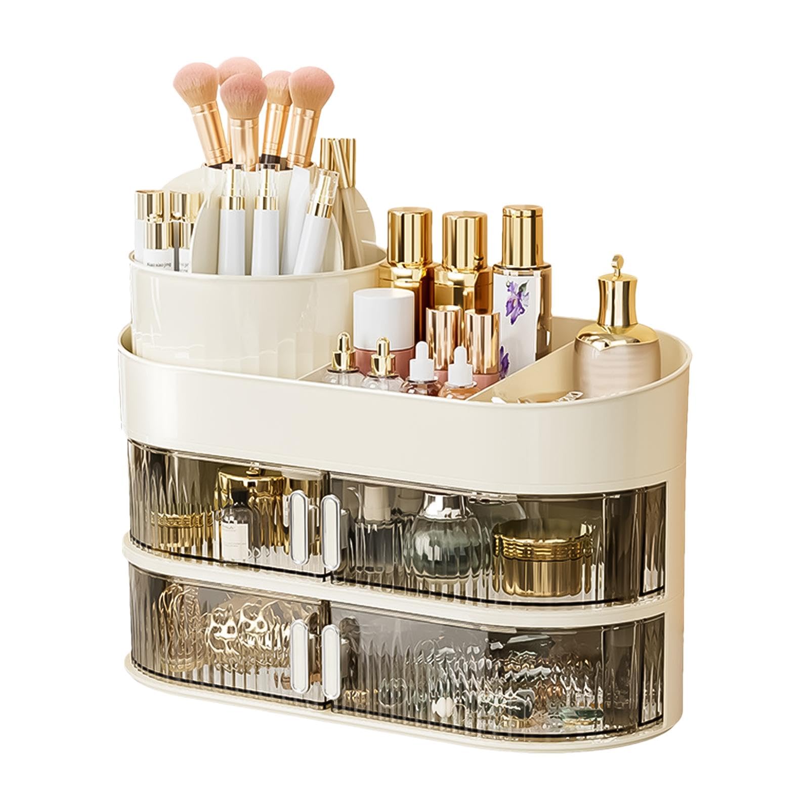 Organizzatore cosmetico da scrivania, contenitore cosmetico