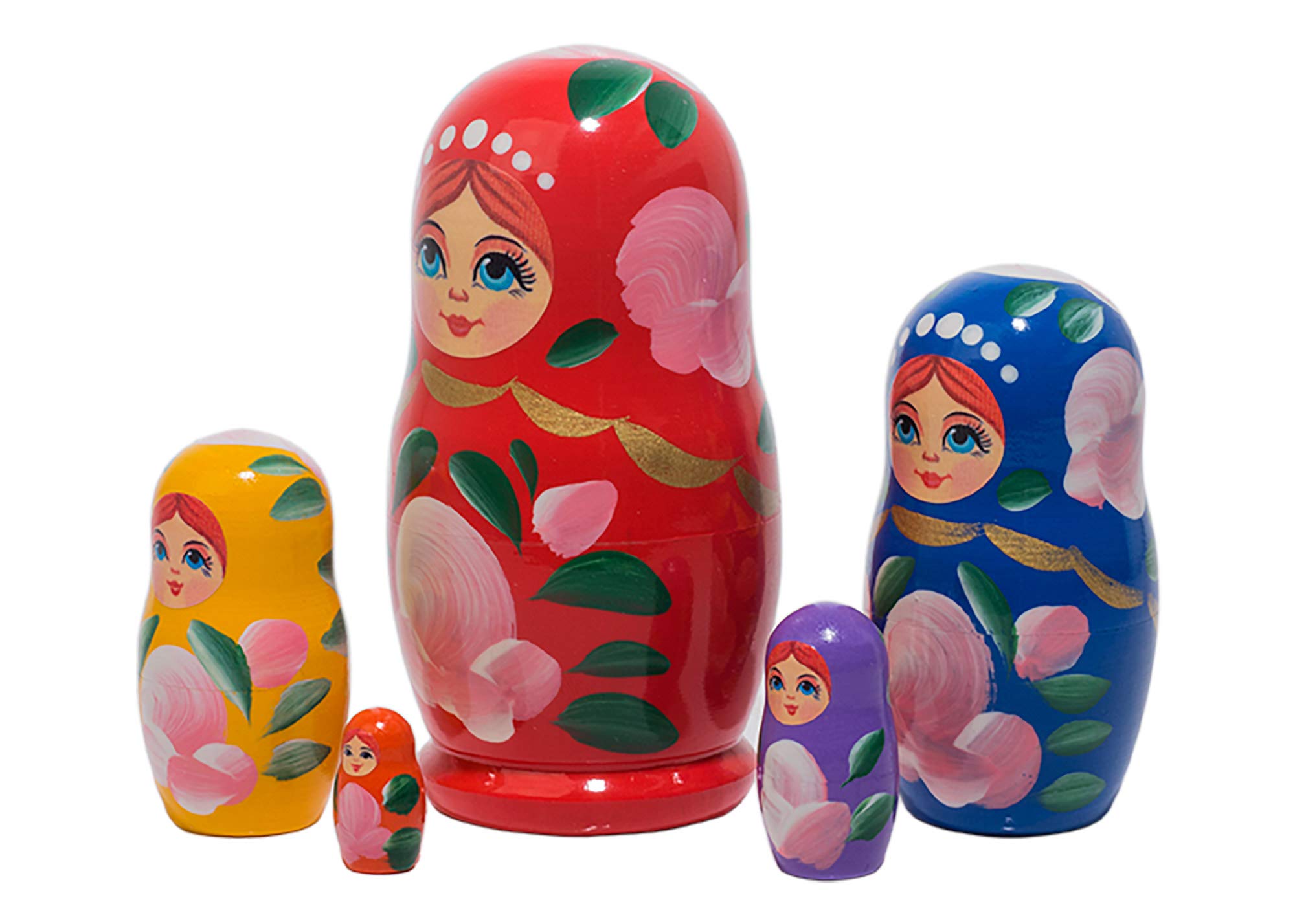 Rainbow Russian Nesting Doll 5pc./4