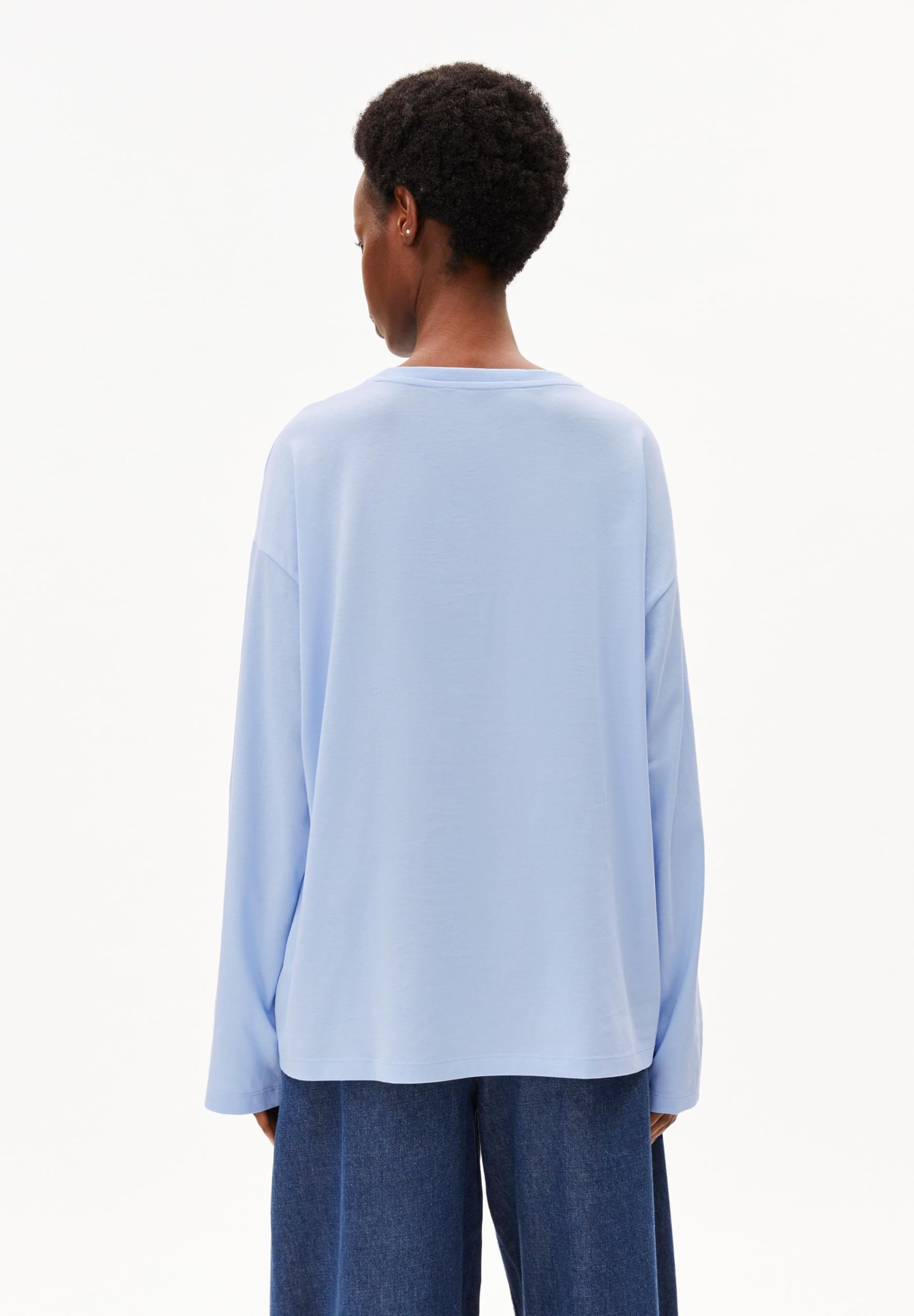ARMEDANGELS Damen Longsleeve aus Bio-Baumwolle Iconic Å FIETAA Oversized Fit