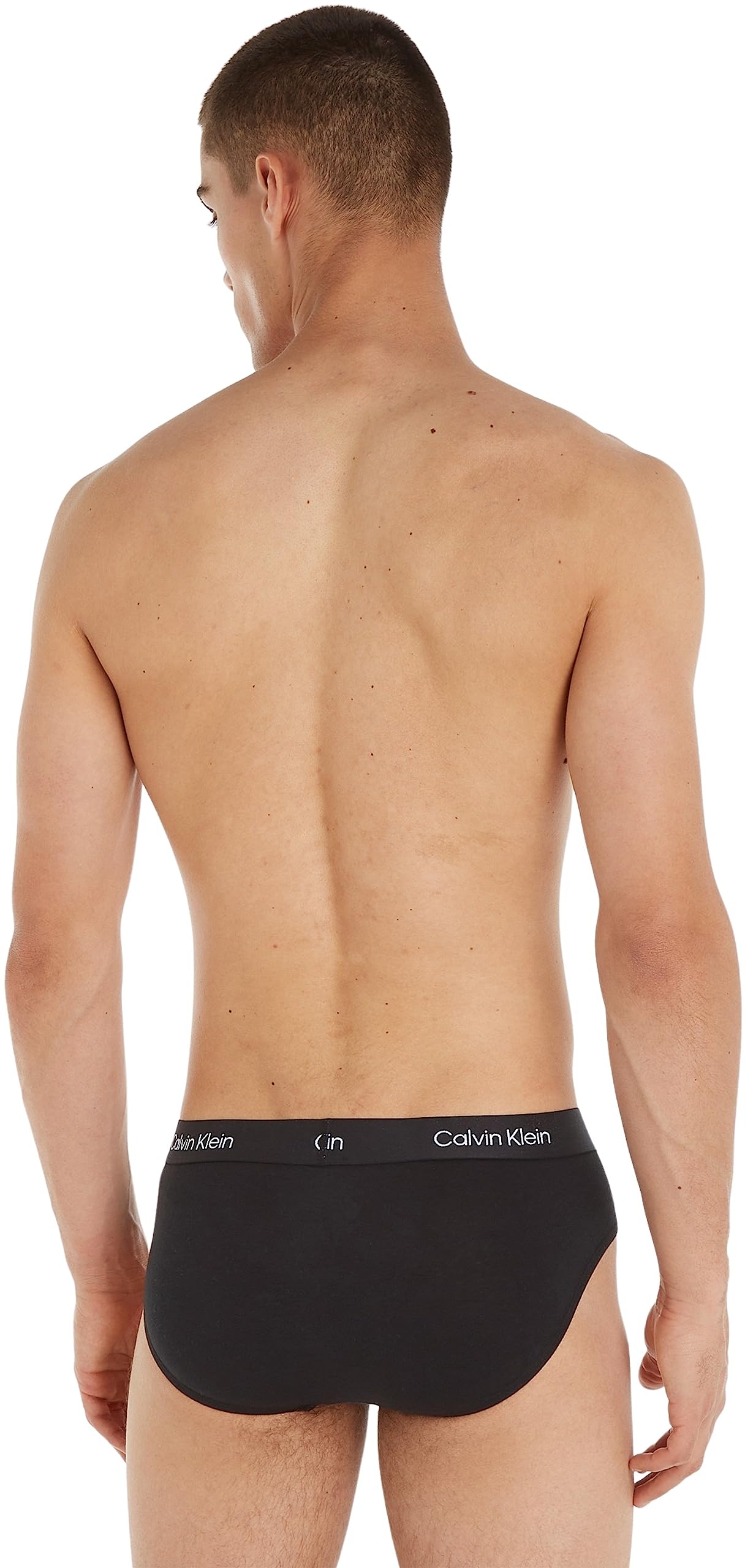 Calvin Klein Hombre Pack de 3 Calzoncillos Hip Briefs Algodón con Stretch