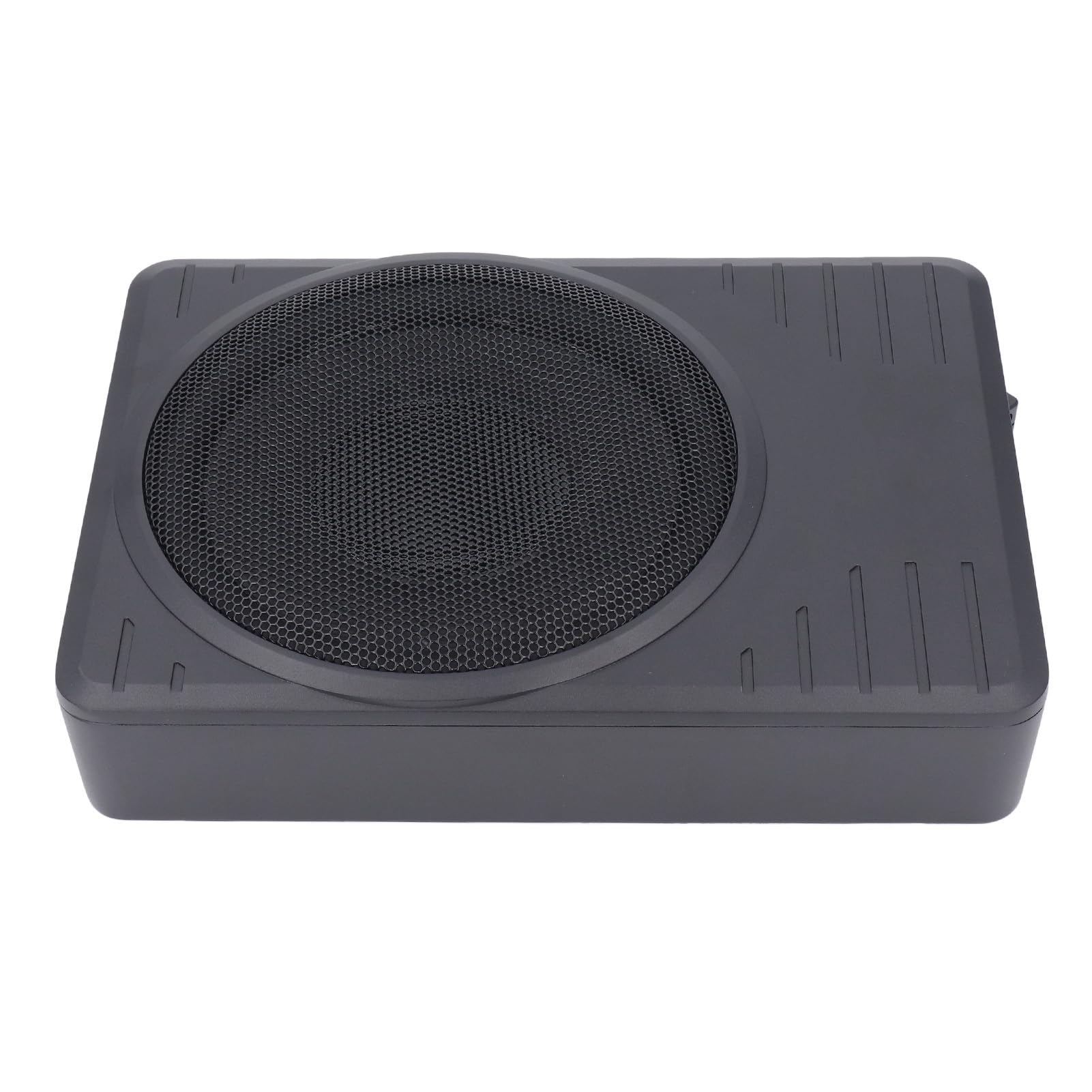 Ausla 10-calowy Aktywny Subwoofer Pod Siedzeniem, Smukły, Aktywny Subwoofer Pod Siedzeniem z Wbudowanym Wzmacniaczem, Moc Szczytowa 600 W, Pilot do Obsługi Basów, Filtr Dolnoprzepustowy dla Kierowców