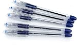 Pentel R.S.V.P. Ballpoint Pen, 0.7mm, Blue Ink, 5PK
