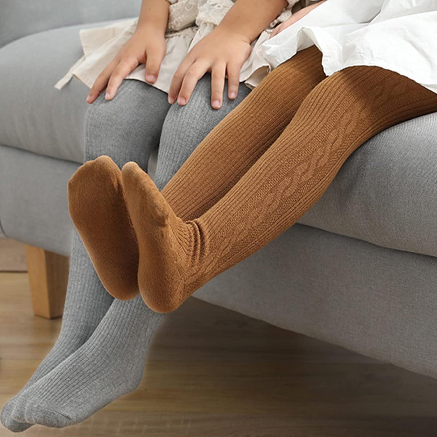 5 Pack Baby Girls Tights Cable Knit Leggings Stockings Pants Cotton Pantyhose Toddlers 1-8T - Image 8