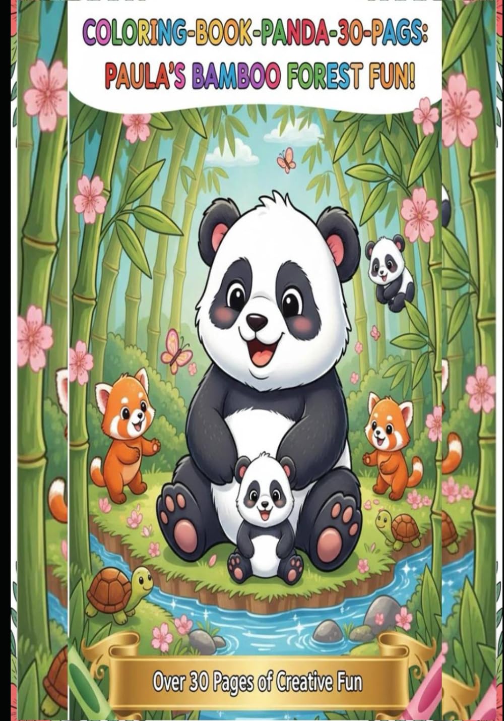 Kids panda coloring books: children colouring book