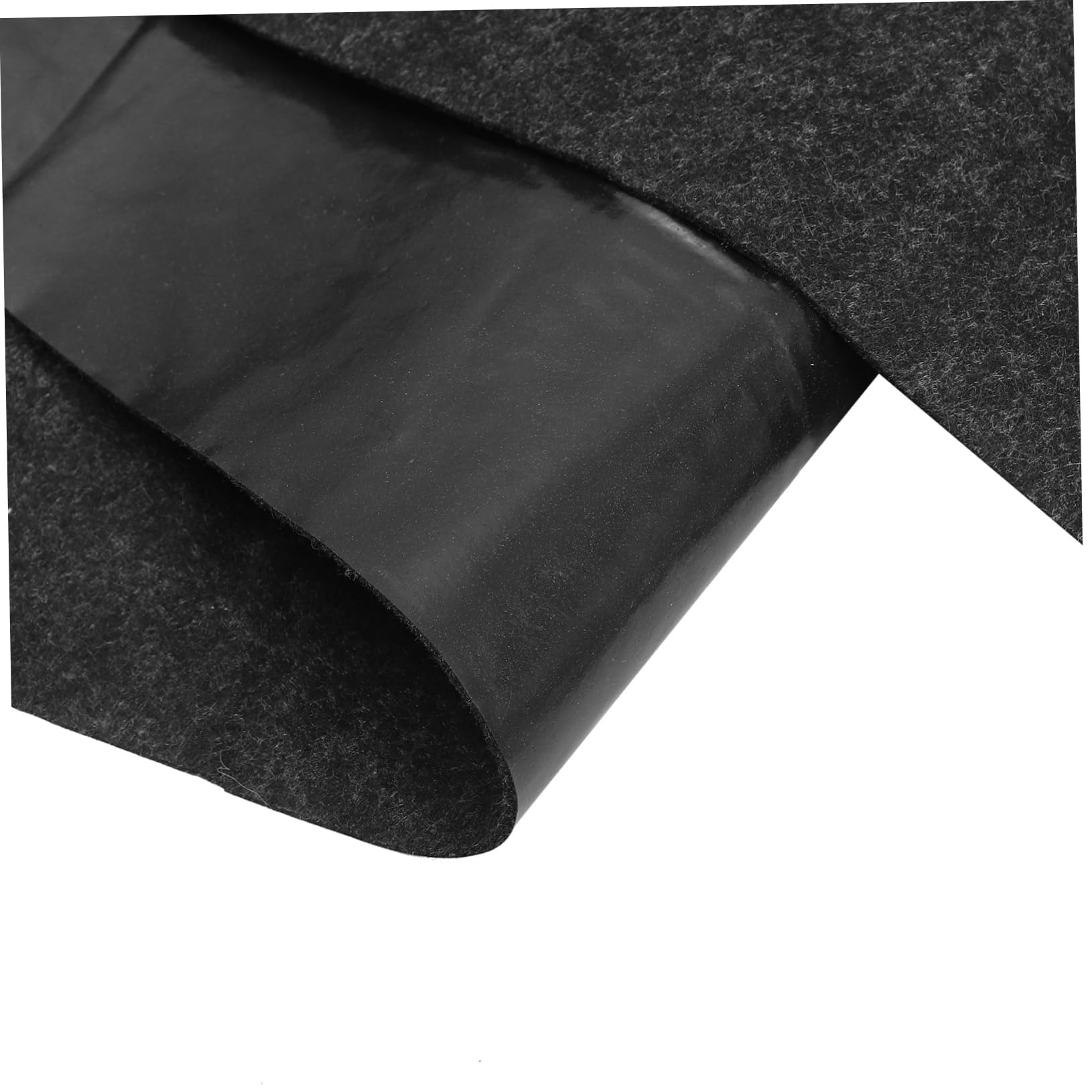 Tapis de Spa au Sol Noir 1 Pièce en Feutre et PE