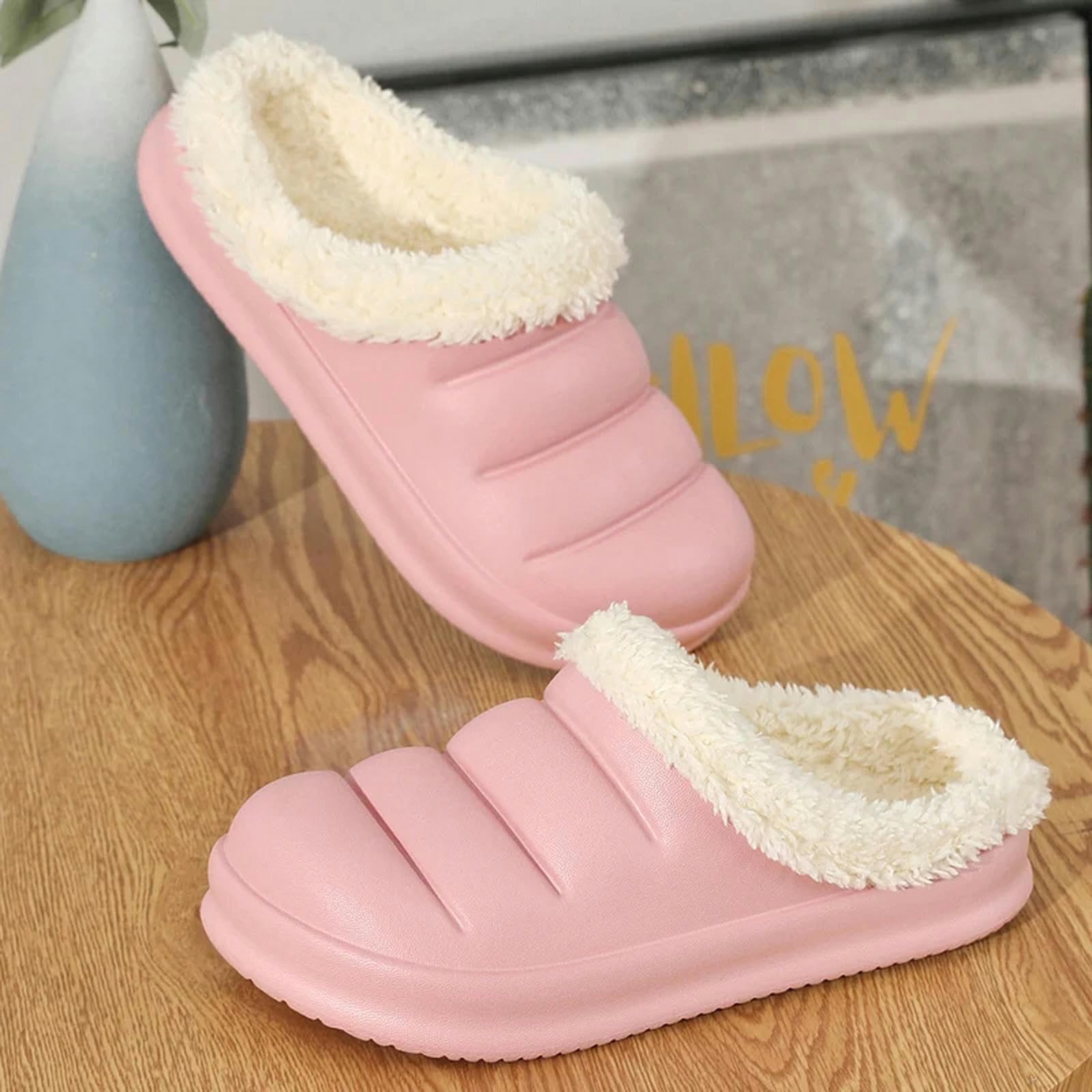 Pantofole Pantofole Di Cotone Impermeabili Per Donne Autunno Inverno Casa Interno Calde Pantofole Carine