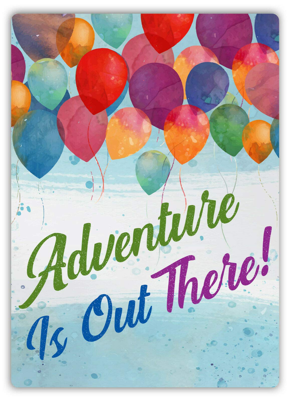 Toasted Merch Adventure Is Out There – Small Sticky Pads | Printed Metal Wall Sign Plaque