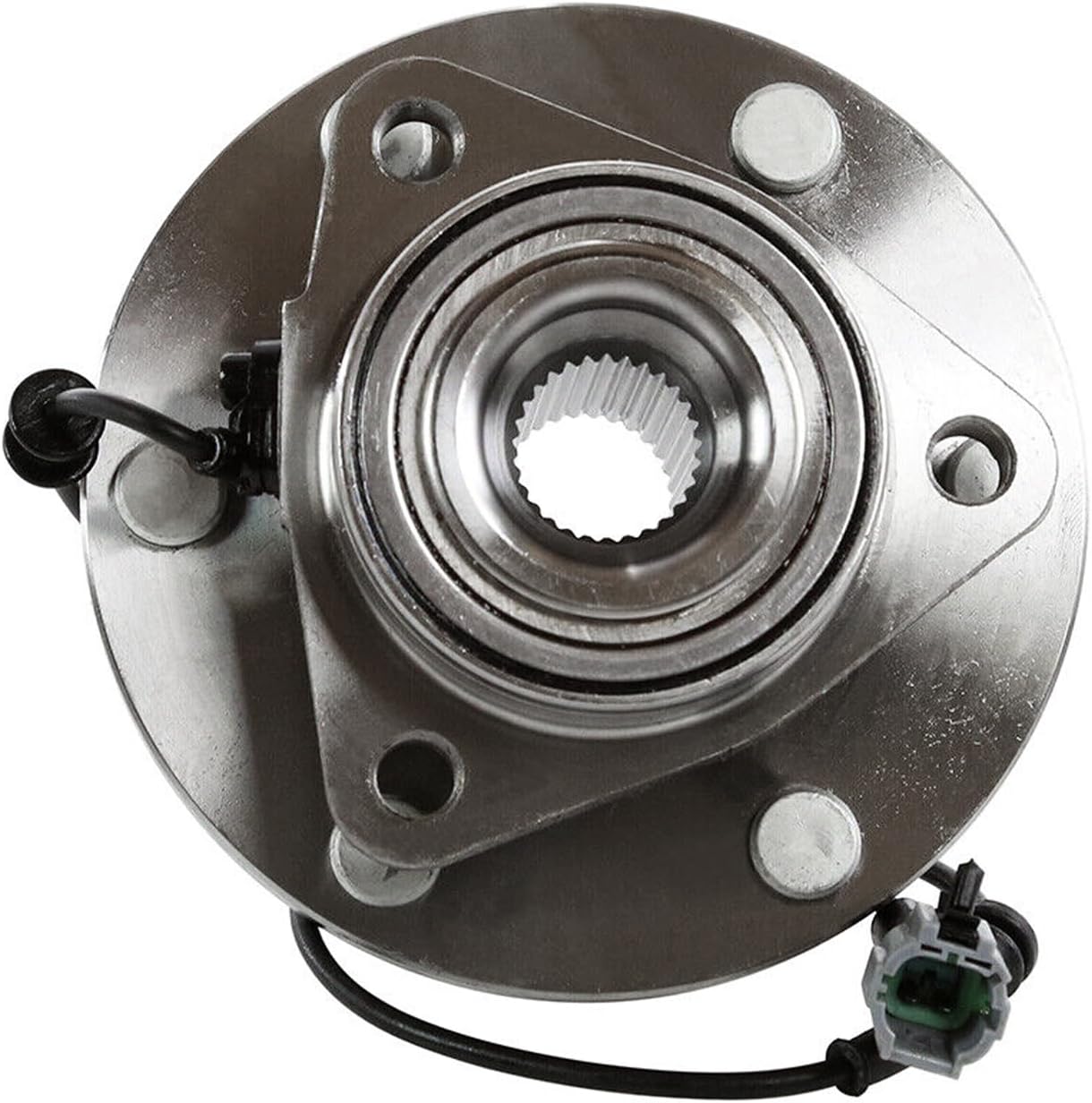 Detroit Axle - 5.6L Front Wheel Bearing Hub for 08-12 Nissan TITAN Armada 08-10 Infiniti QX56, 2008 2009 2010 2011 2012 Wheel Bearing and Hub Assembly Replacement