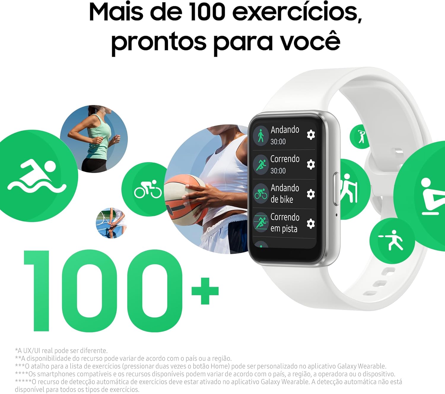 Smartwatch Samsung Galaxy Fit3 Display 1.6&Quot; Prata. Cuidado! 4