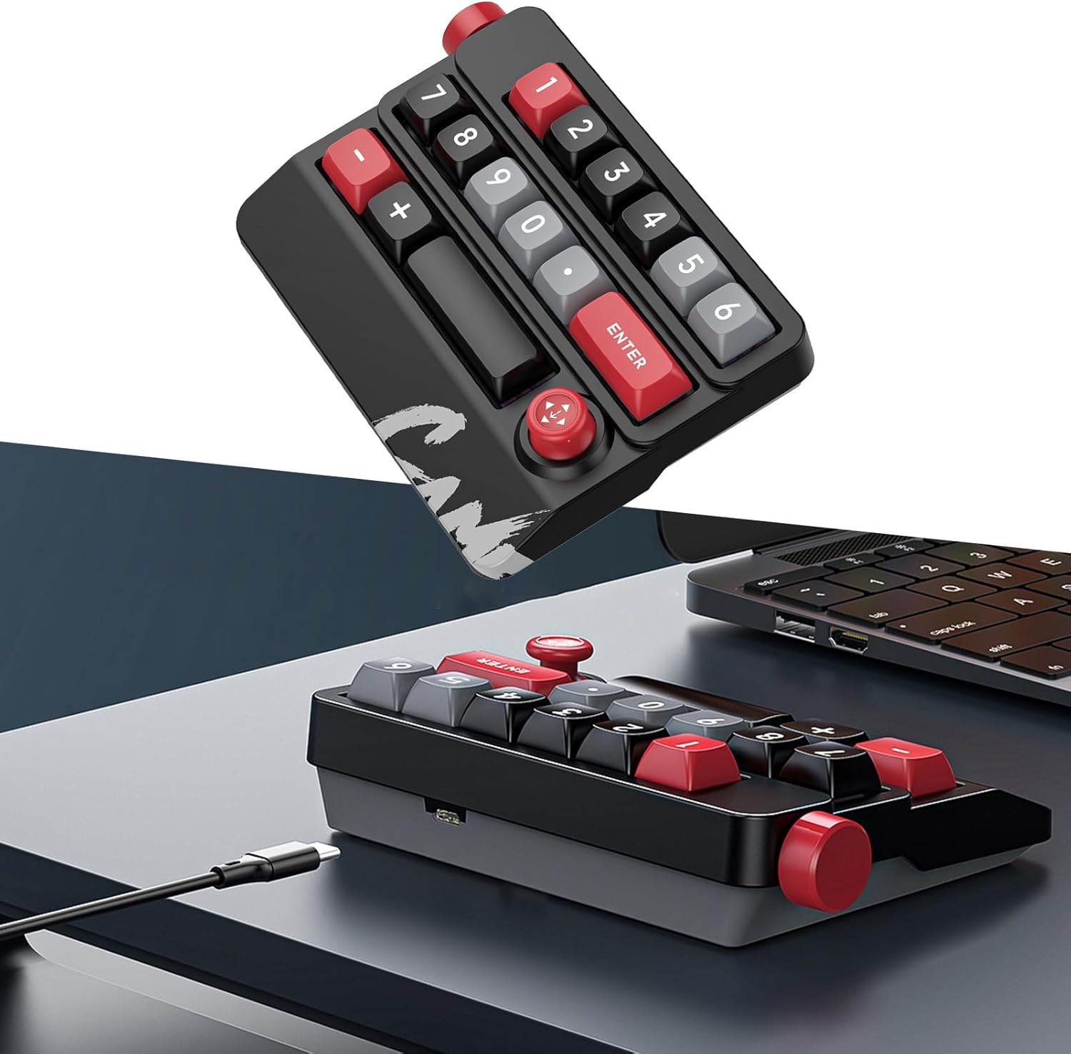 Amazon | HE30 ラピッドトリガー磁気スイッチゲームキーボード、片手