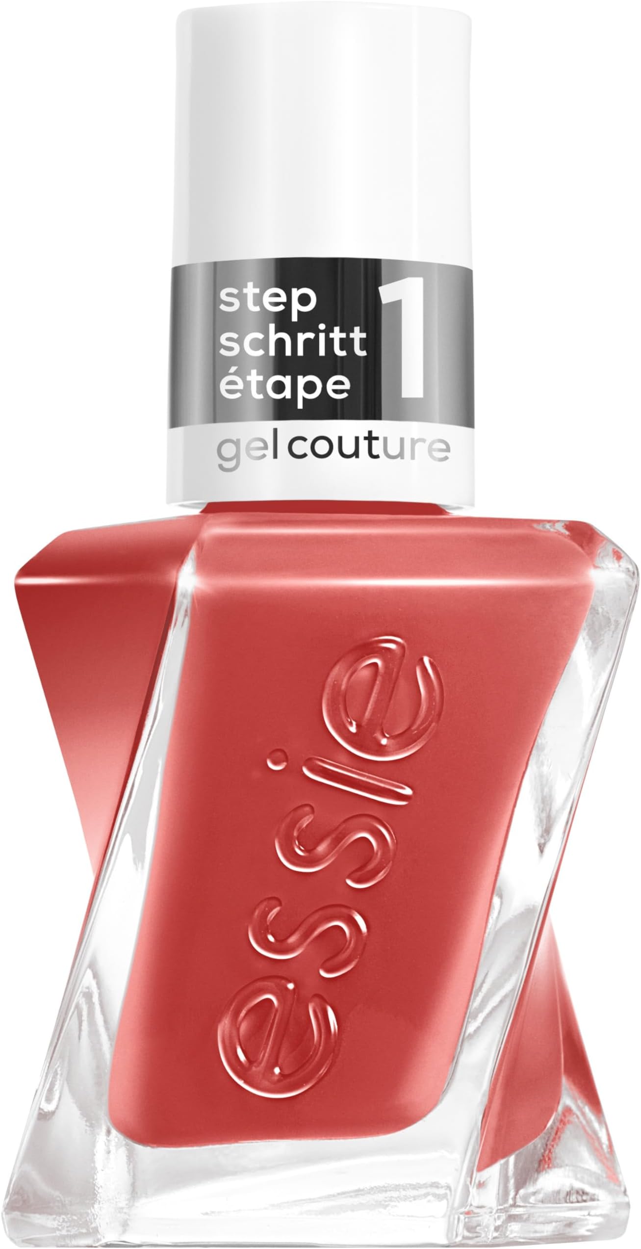 gel by essie 549 woven at heart nail polish - red gel nail polish without UV lamp - 15 ml