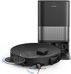 DREAME L40s Ultra Aspirateur robot et Mop, 19,000Pa Aspiration, aspiration automatique, auto-nettoyage, 100% Démêlage DuoBrush, Extension de la brosse latérale et des microbes, 1.57in Effacement des obstacles, application & Commande vocale