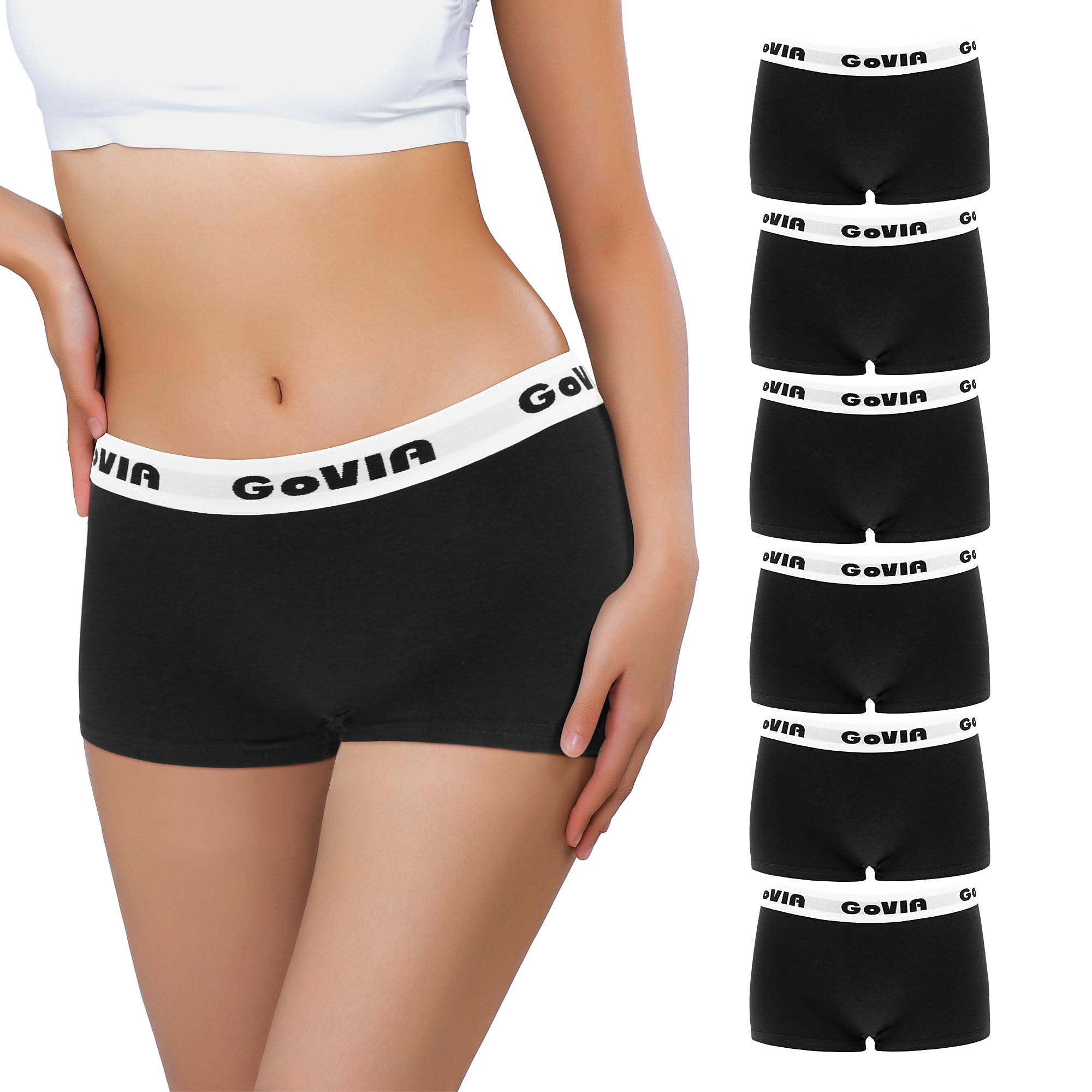 Libella Damen Panties 6er Pack Hipsters Boxershorts aus Baumwolle Unterhosen Weich Frauen Unterwäsche 6er Pack