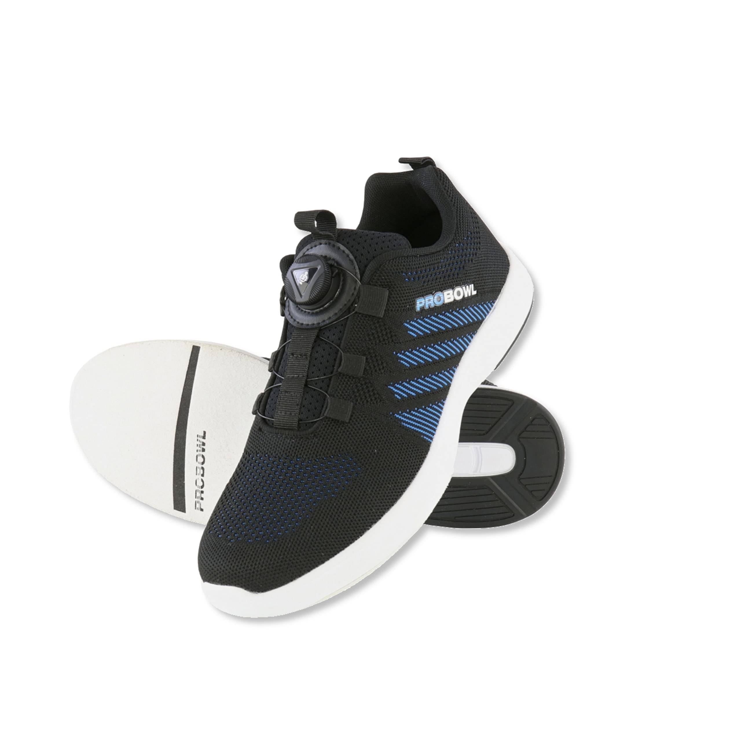EMAX - Pro Bowl - Supro - Chaussures de bowling pour homme, femme et adulte - Avec système de laçage Fit-Go - Équipement de bowling pour les loisirs