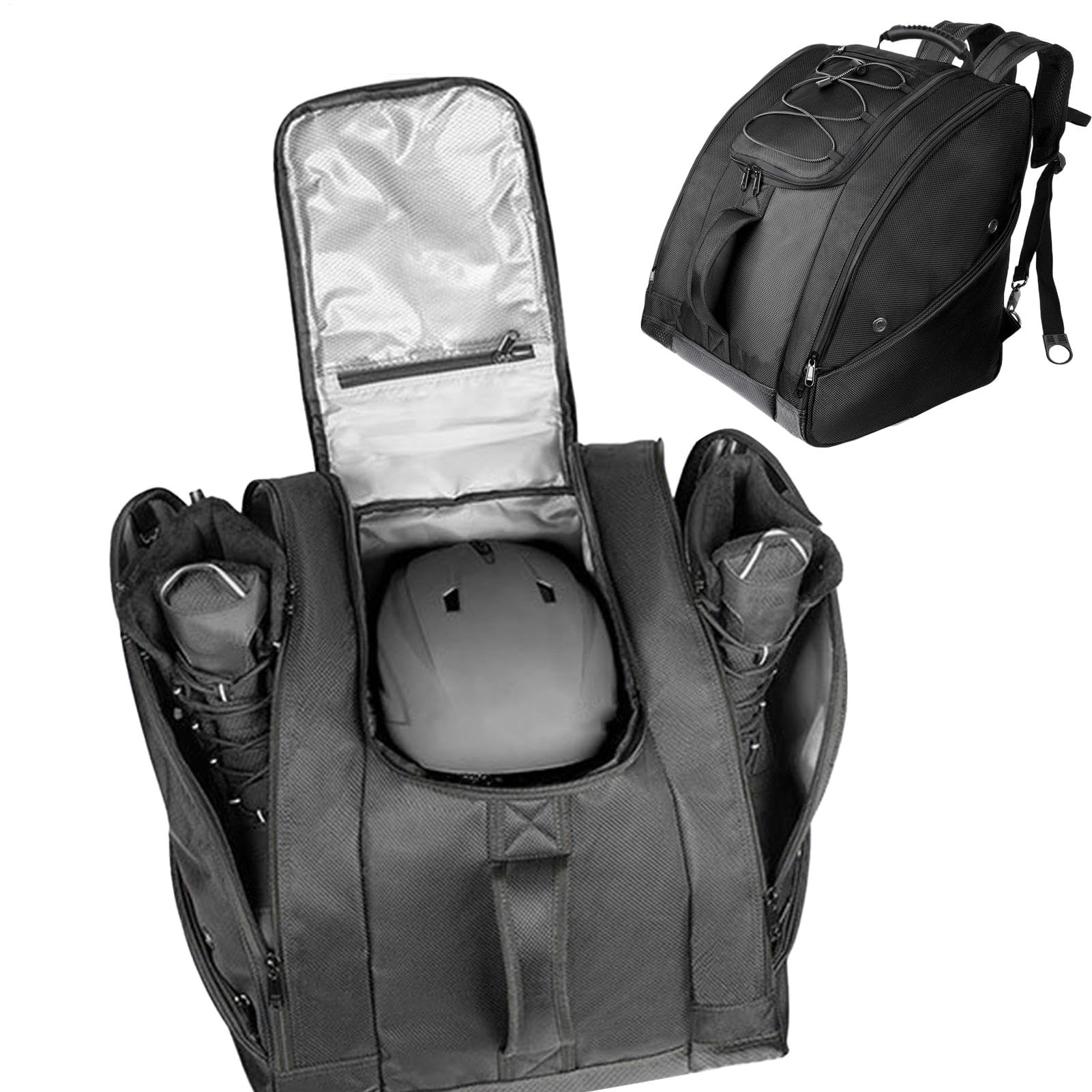 Skischuh-Rucksack, wasserdichte Skiausrüstung, Ski-Reisetasche, Skischuhhalter, Skischuh-Rucksack für Skiausrüstung, Skitasche, Skitasche, Tasche