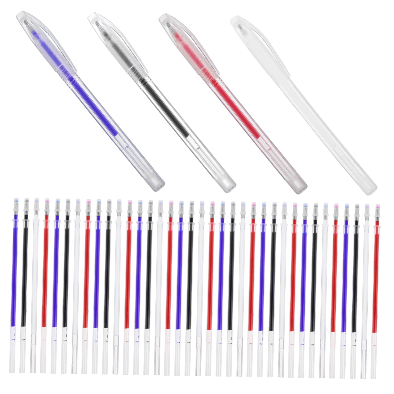 SHINEOFI 20 Set di Penne per Tessuti Cancellabili A Caldo Penna Cancellabile Penna Bianca Penna Bianca per Tessuti Penne Flair Pennarelli Penna UV Pennarello UV Astuccio