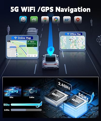 Miniatura 4 de HiFi para Nissan Altima 2008-2012 Auto A/C Android Radio Estéreo, inalámbrico Carplay Android Auto 9 pulgadas pantalla táctil Bluetooth audio del