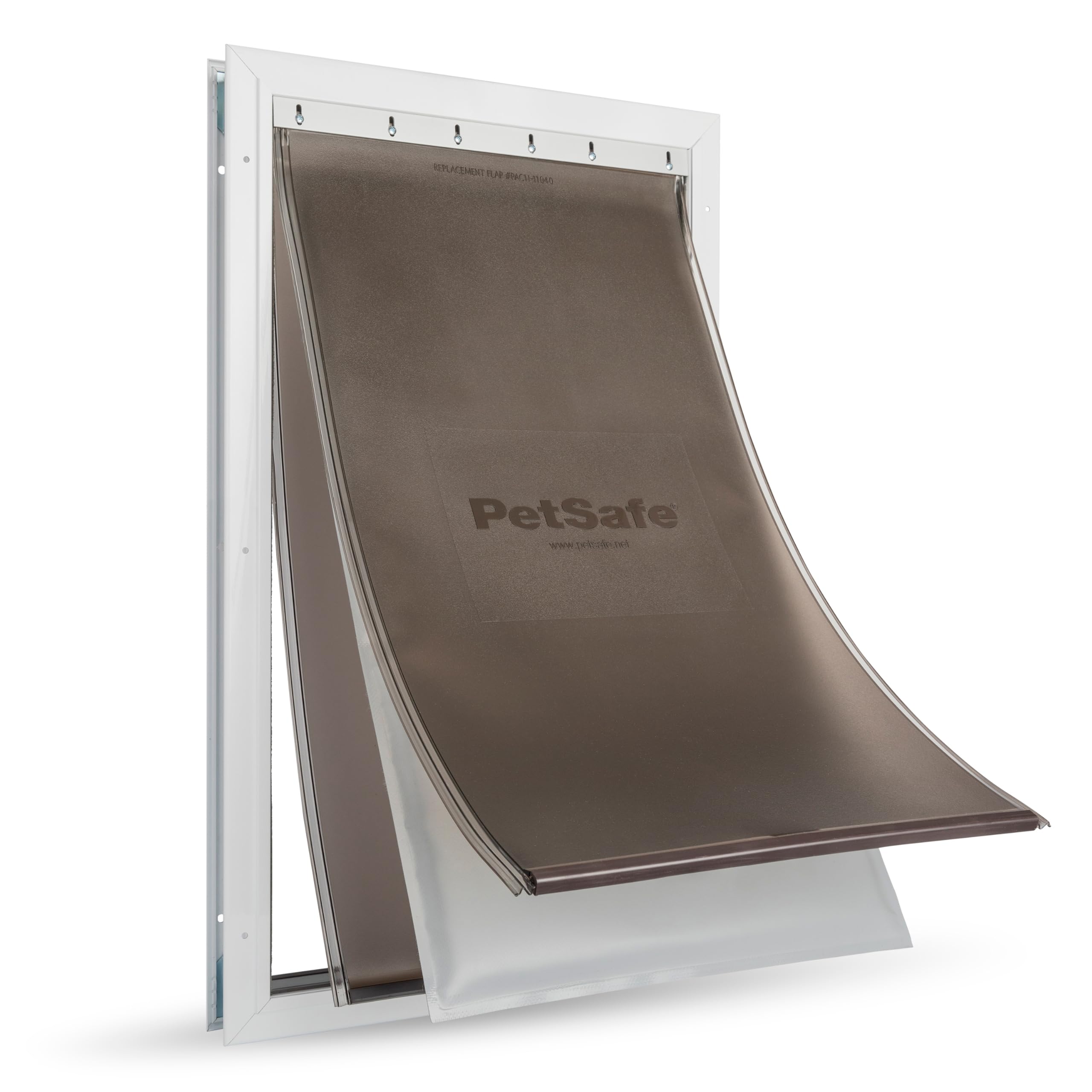 PetSafe Energieeffiziente Aluminium Haustiertür für Extreme Wetterbedingungen - Isoliertes Klappensystem - Für Katzen & Hunde - XL