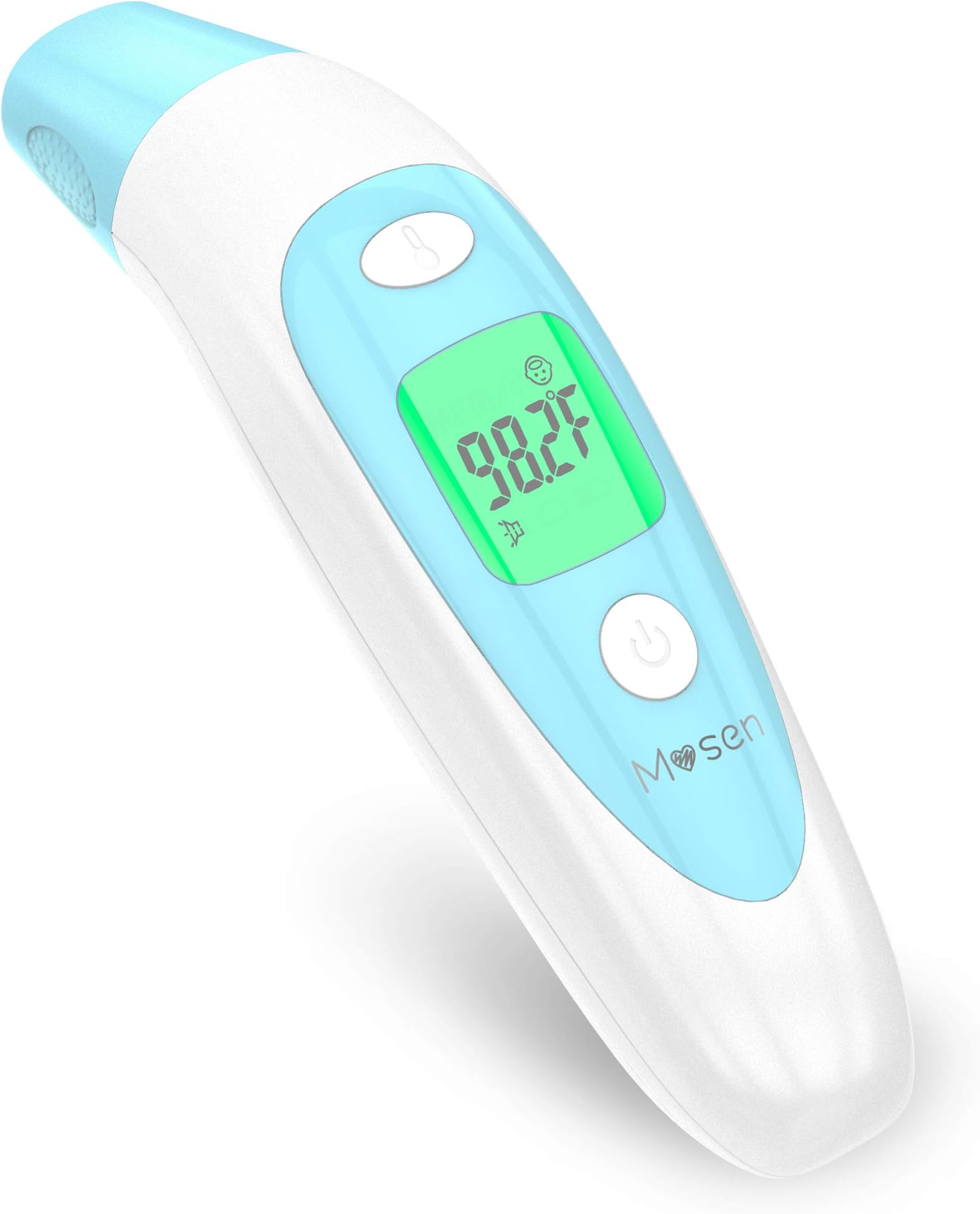Mosen Baby Thermometer, Thermometer for Fever Ear and Forehead, Kid and Adult Thermometer,4 Modes Digital Medical Infrared Thermometro for Body, Surface and Room