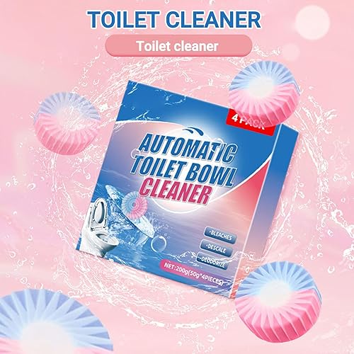 Miniatura 5 de Coolord Tabletas limpiadoras de inodoro, limpiadores automáticos de tanque de inodoro, limpiador de tanque de inodoro de larga duración para baño,