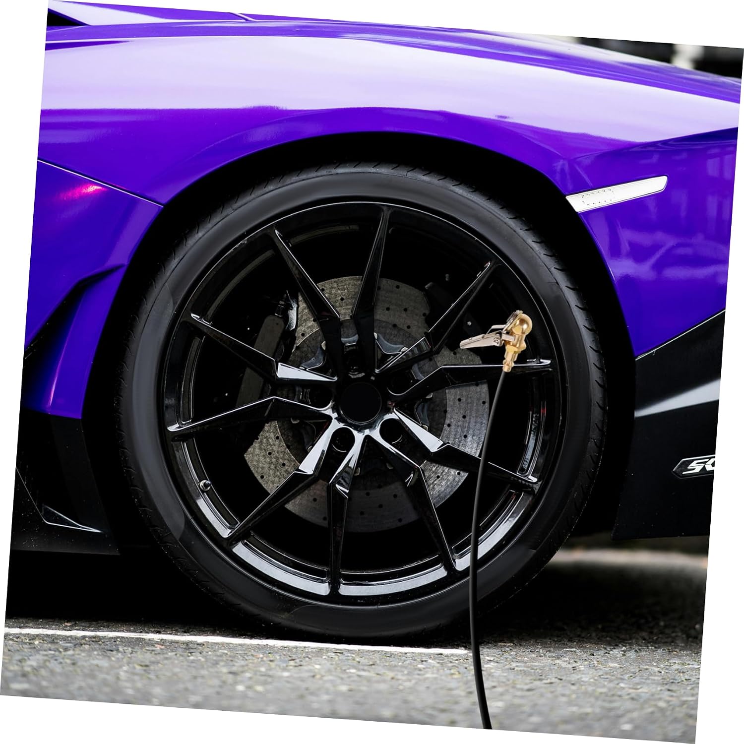 Alipis 2pcs Locking Air Chuck Quick Connect Tire Inflator Chuck for and No Air Leakage for Cars and More