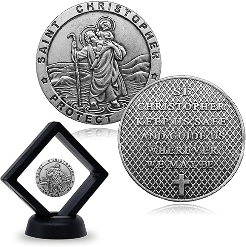 Miniatura 8 de Moneda de calavera pirata Morgan Hobo chapado en plata sobre réplicas de monedas de cobre con elegante vitrina de monedas