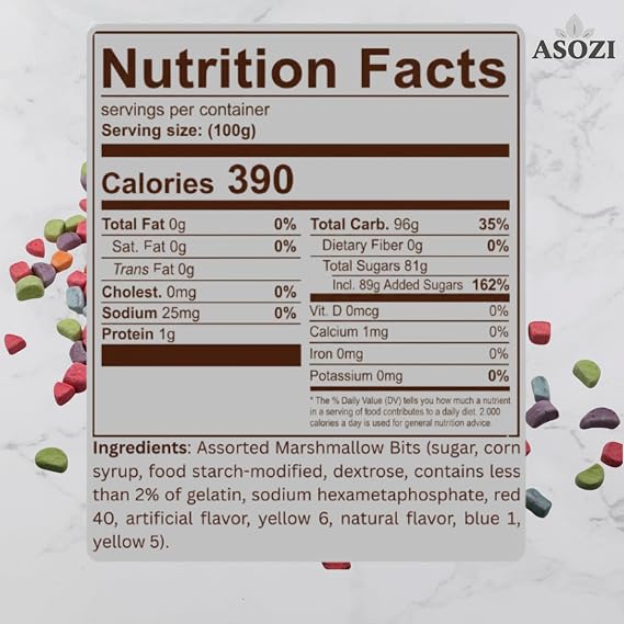 Dehydrated Mini Marshmallows 1lb | Assorted for Hot Chocolate & Cereal