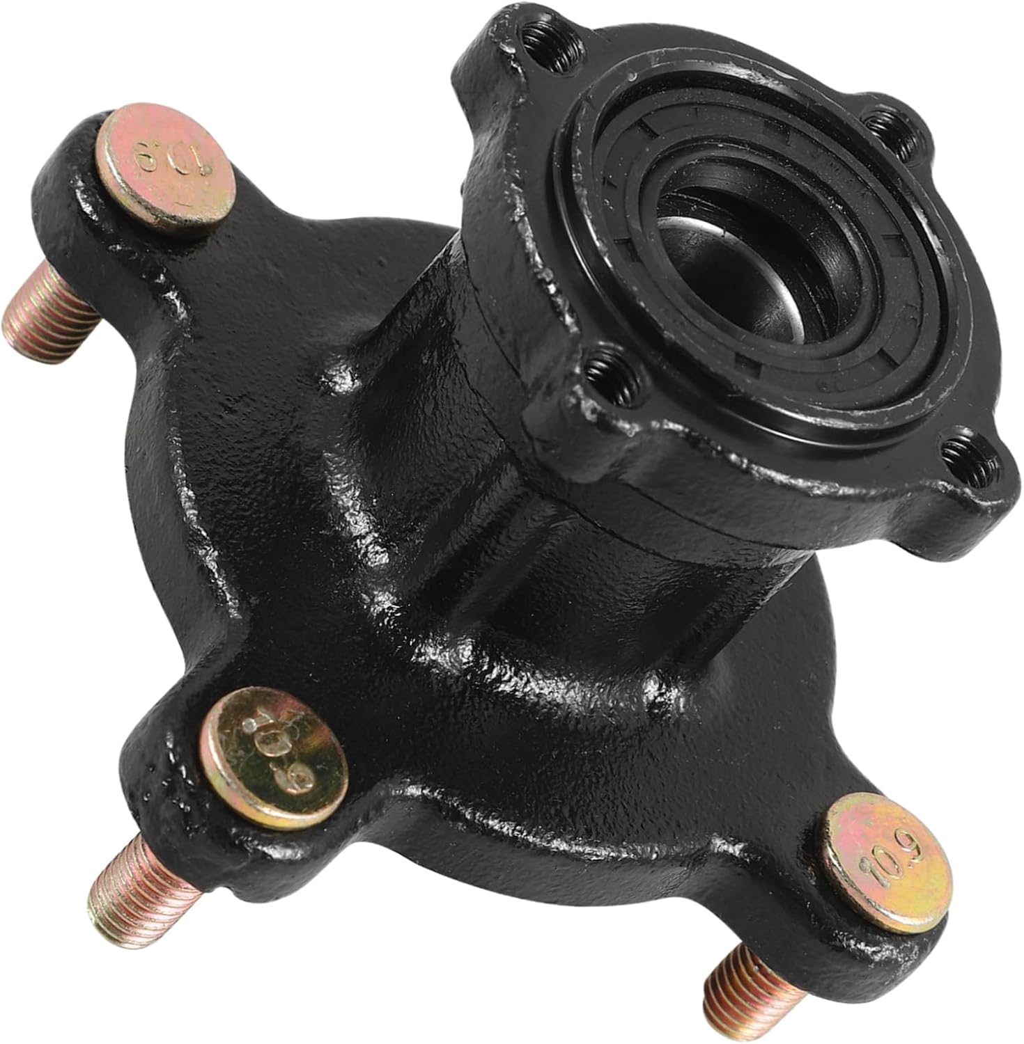 2pcs Go Kart Accessories Front Wheel Hub Atv Rim Hub Wheel Rim for Go Kart Secure Fit