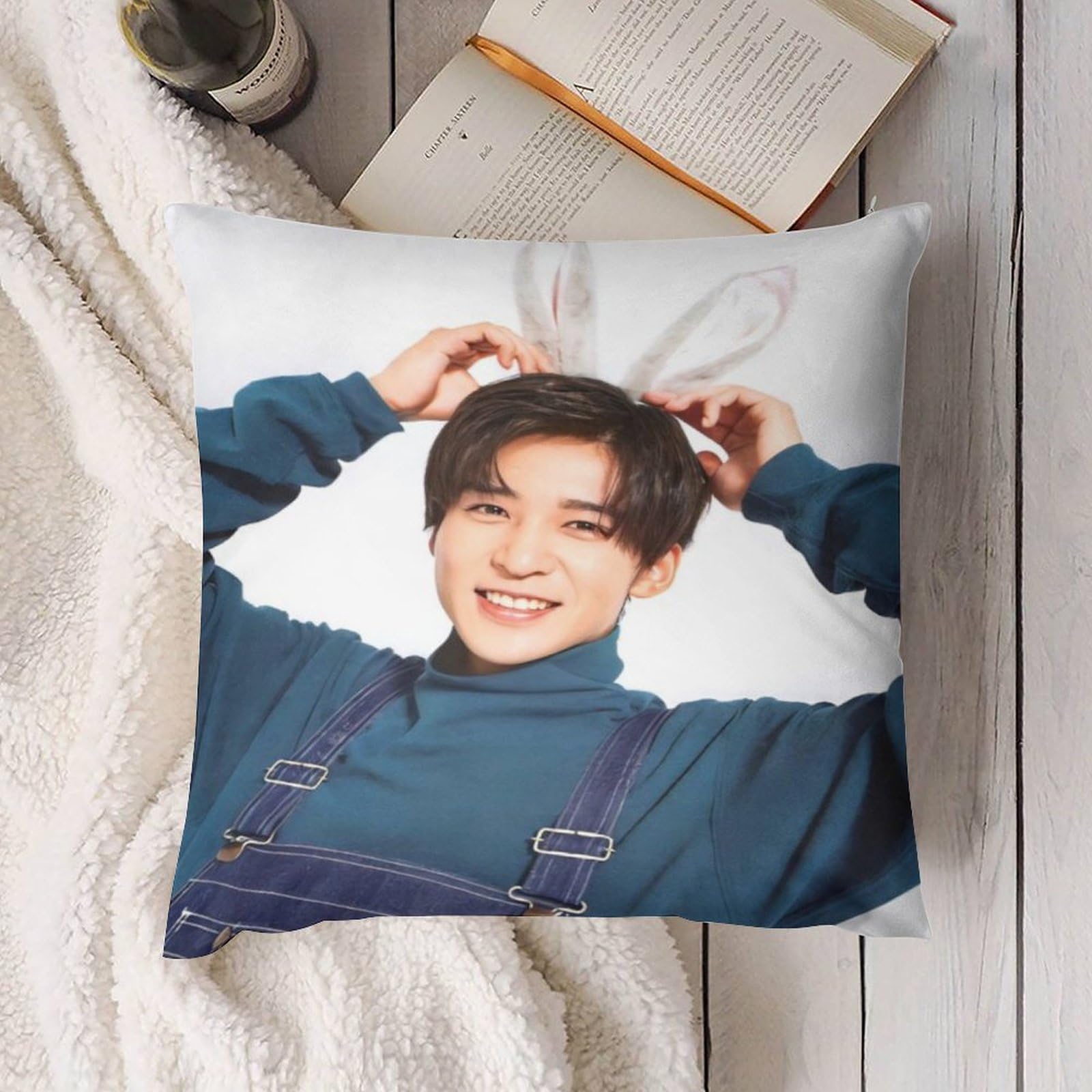 ひろこManラウールクッションカバー1580円 Amazon｜Snowman 目黒蓮 ラウール 岩本照 深澤辰哉 佐久間大介