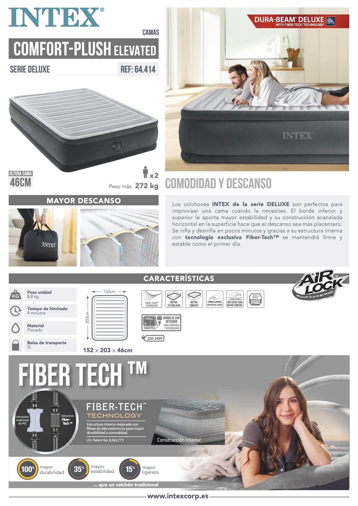 Intex Fiber-Tech Comfort-Plush