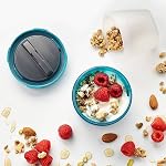 Trudeau Yogurt & Granola Conteneur W/Ice Lid-Blue, moyen (38909326)