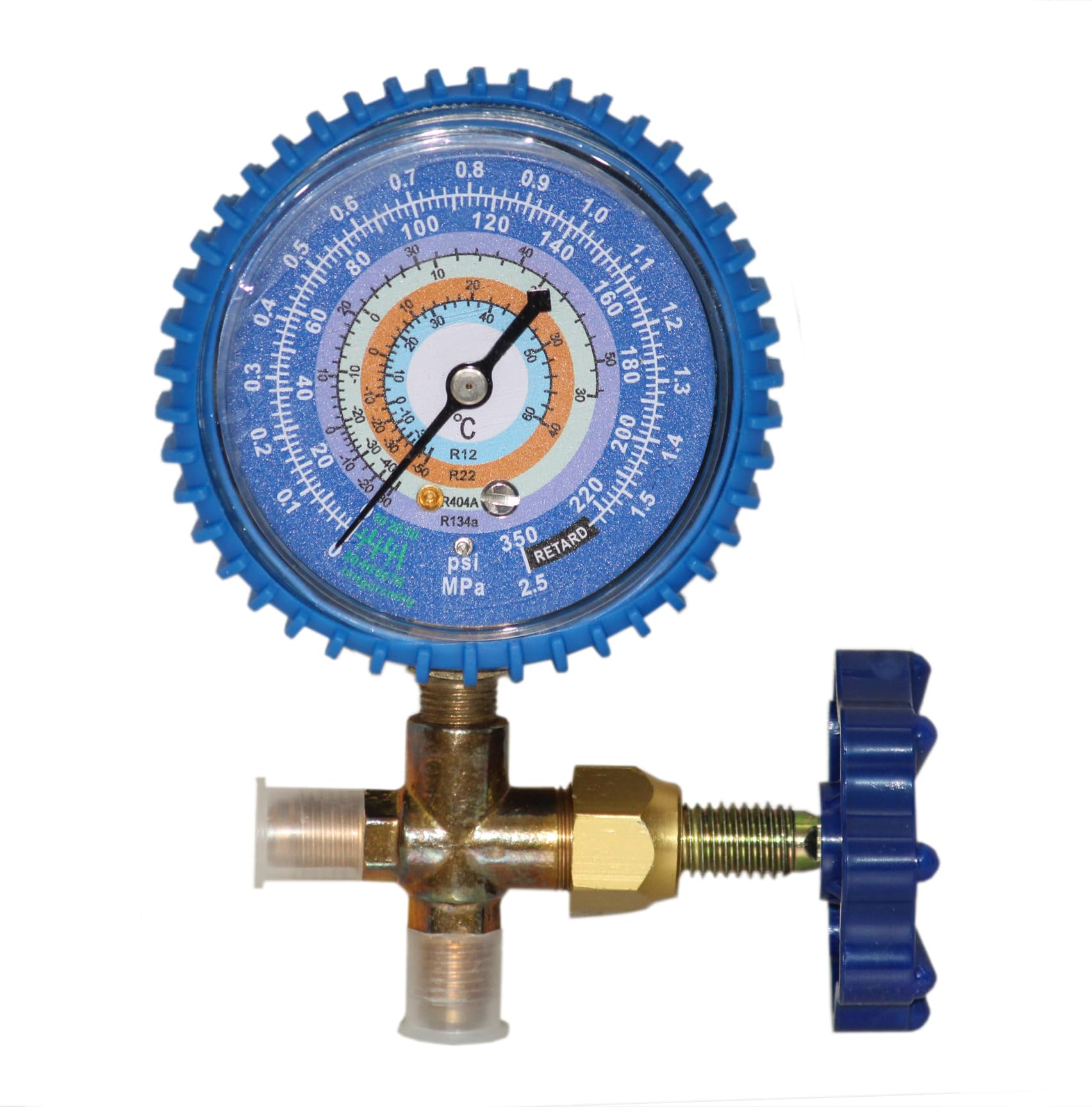Digital Craft Pressure Gauge Manifold, -30 to 250 PSI, Compatible with R12, R22, R404A, R134a-image-31