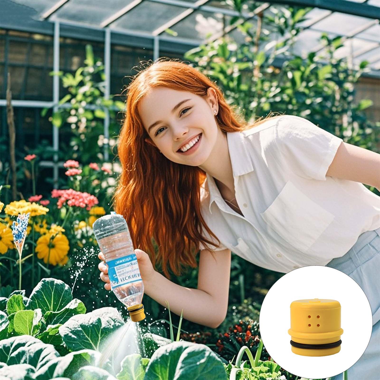 Ultralight Portable Bidet for Travel Water Bottle Attachment 4-Hole Nozzle Backpacking Camping Hiking Postpartum Care 2 pieces Large — view 7