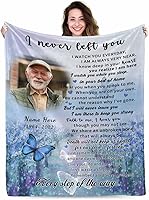 Vista 19 de MyPupSocks Manta Conmemorativa Personalizada con Foto, Manta de Simpatía Personalizada, Regalo Conmemorativo Personalizado para Pérdida de un Ser