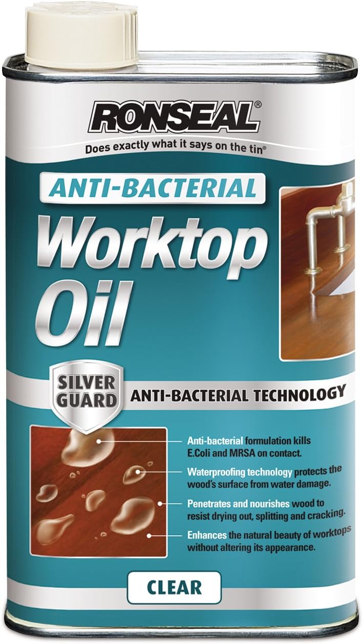 Ronseal ABWO500 500ml AntiBacterial Worktop Oil Amazon.co.uk DIY