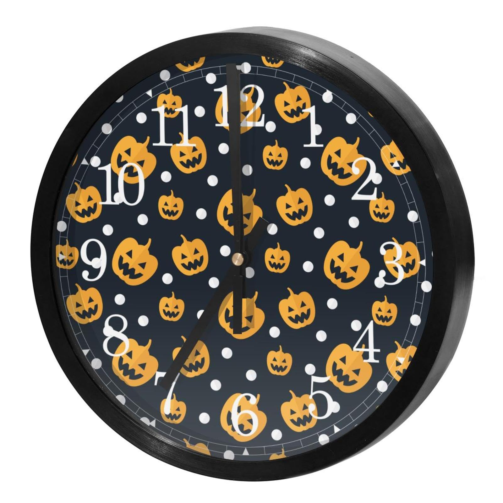 Horloge murale silencieuse à quartz ronde pour décorer la cuisine et la maison
