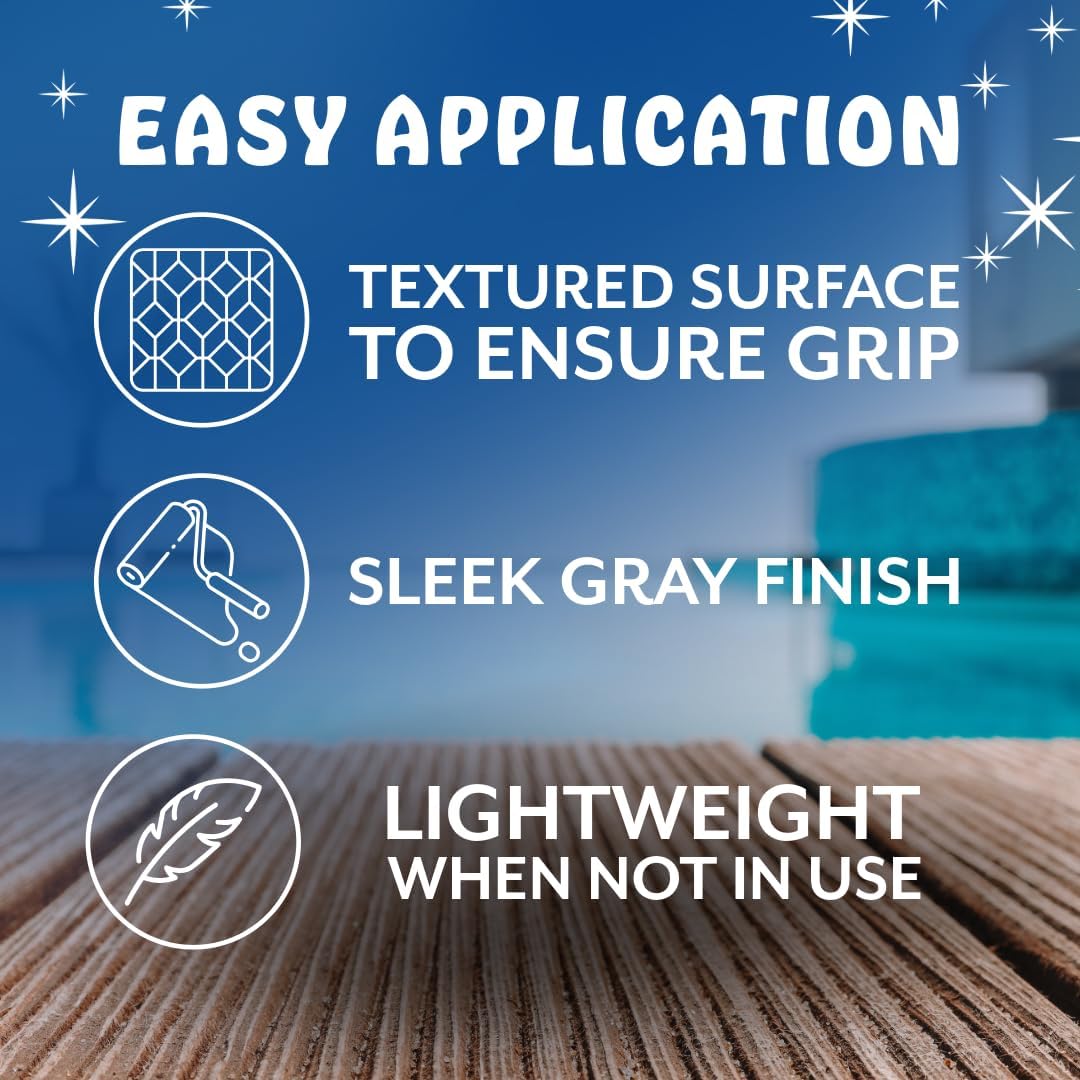 Poolzilla Heat Pump Mounting Pad (39.5’’ x 31’’) - Anti-Vibration and Stability - Base Condenser Pad for Heat Pump Systems, HVAC Systems, and Outdoor Equipment