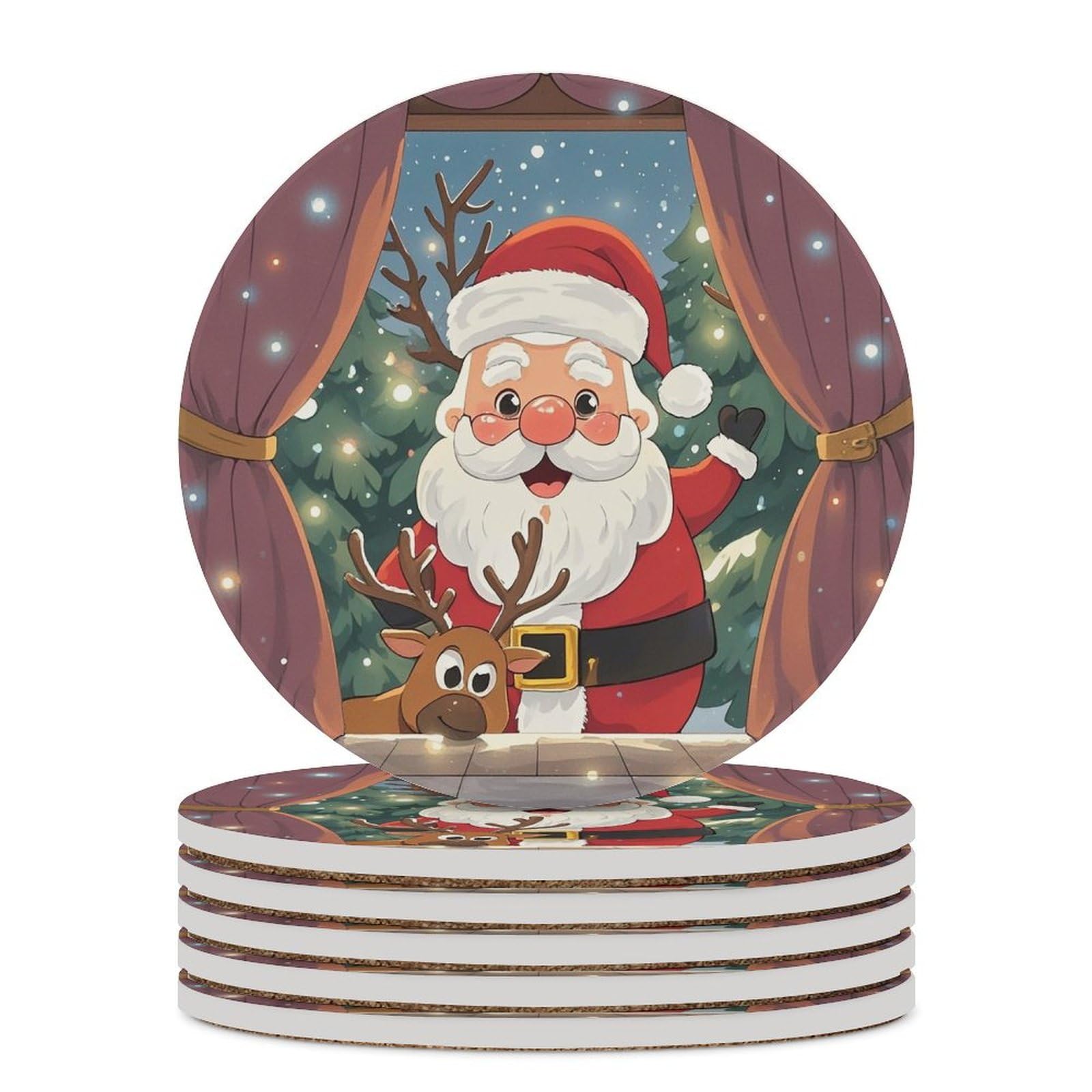 Dessous de verre pour table basse style nordique et convivial