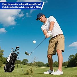 Bac-kitchen 26 Pack Foam Golf Practice Balls - Realistic Feel and Limited Flight Training Balls for Indoor or Outdoor White