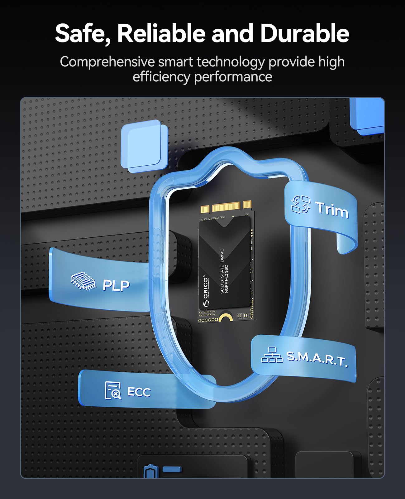 ORICO SSD SATA M.2 2242 1 TB, Unidade de Estado Sólido Interna