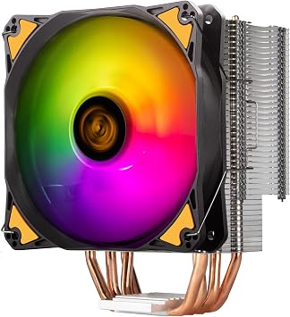 SilverStone Technology AR12-TUF Advanced Copper Heat-Pipe Direct Contact HDC Technology CPU Cooler Compatible with LGA1700 & LGA1851, SST-AR12-TUF
