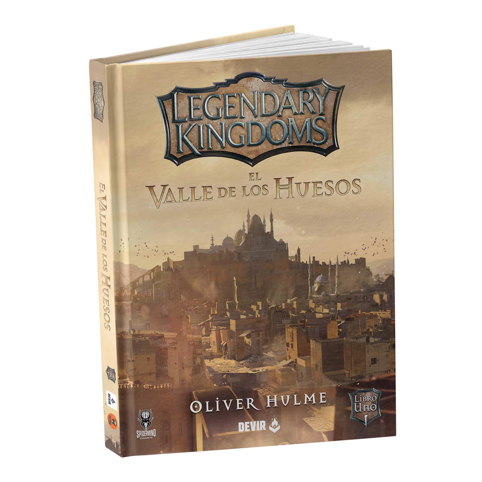 Devir - Legendary Kingdoms: El Valle de los Huesos, Libro Juego, Libro de Aventuras, Juego en Solitario, Libro-juego, Iniciación al Rol, Juego en el Desierto (LK1VALLE)