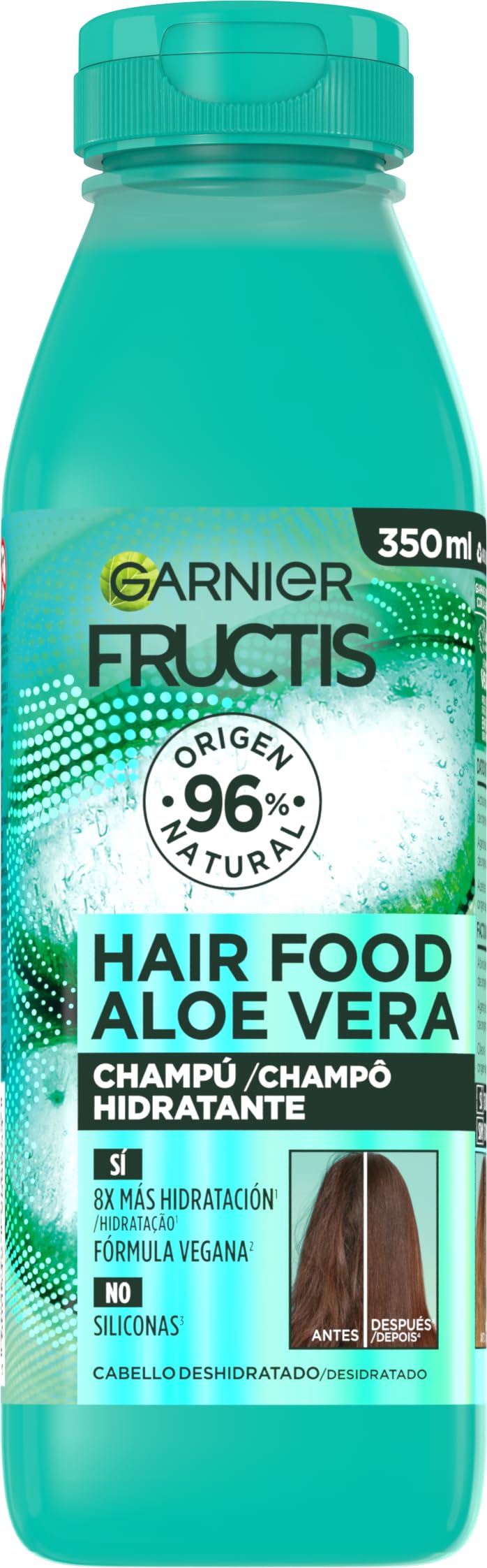Fructis Hair Food Aloe Vera Champú Hidratante 350 Ml