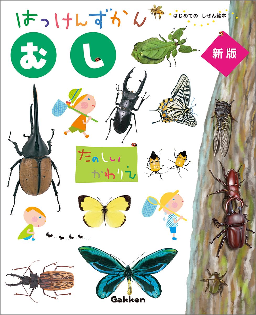 Amazon.co.jp: むし 新版 (はっけんずかん) 3~6歳児向け 図鑑 : 小堀