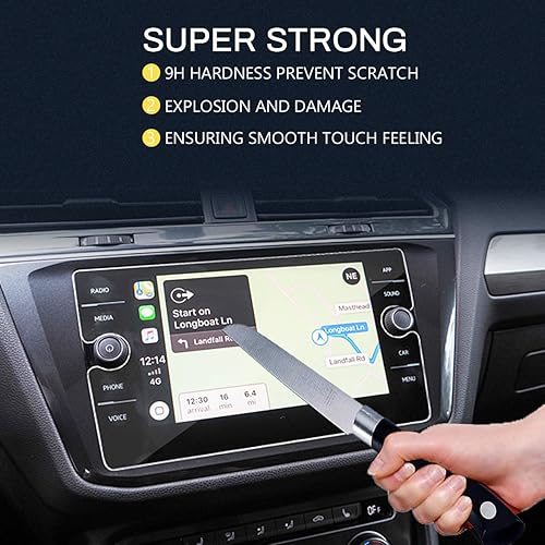 Miniatura 31 de INTGET Protector de pantalla de navegación de 8 pulgadas para VW Volkswagen Jetta 2021 2022 2023 2024 Accesorios 2019 2020 y para VW Taos Accesorios