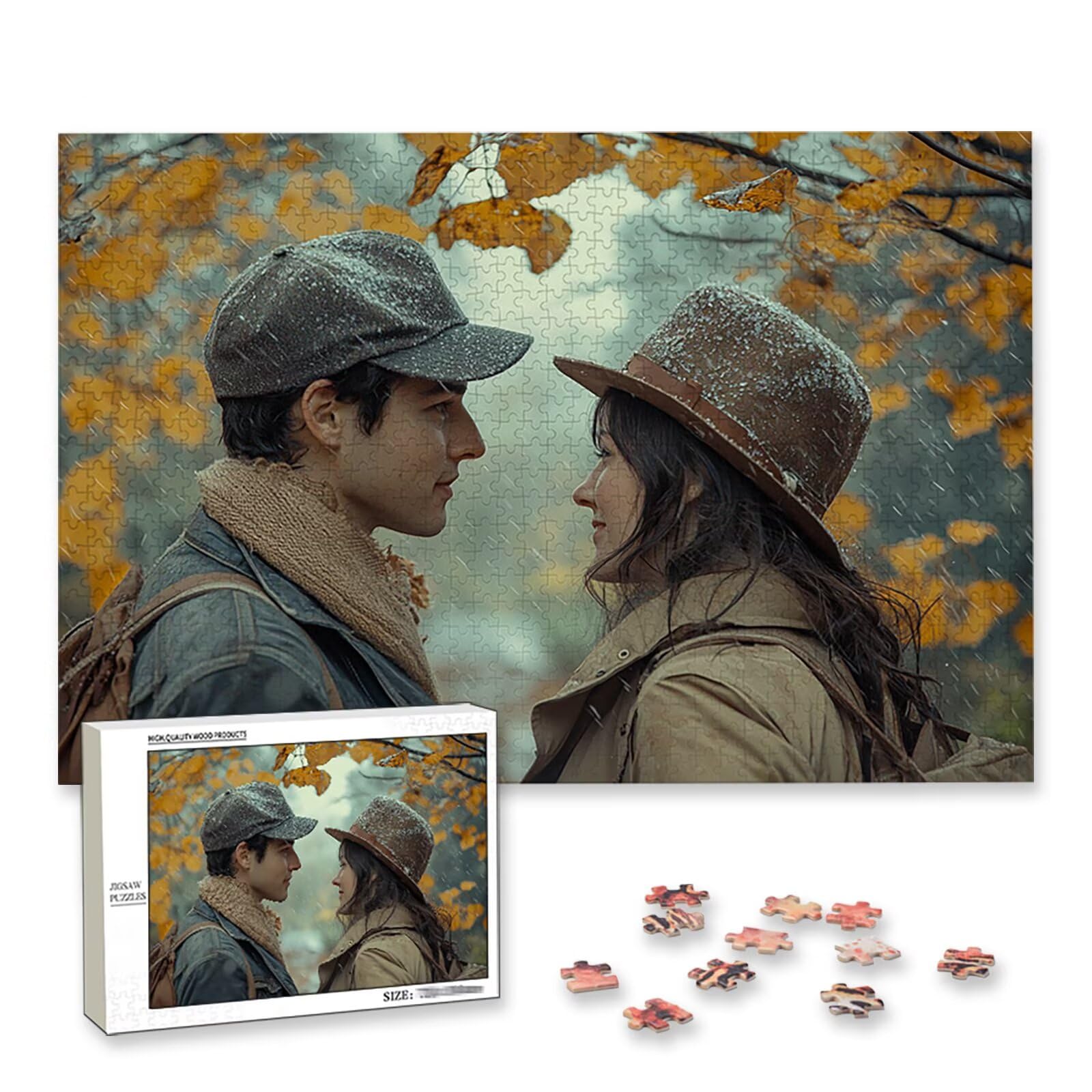 Puzzle Personalizado con Foto, Puzzle Personalizado 5000 Piezas, Regalos Originales para Mujer y Hombre, Rompecabezas de Madera Personalizable con Propia Imagen, Regalos para Amigos, Familiares I-60