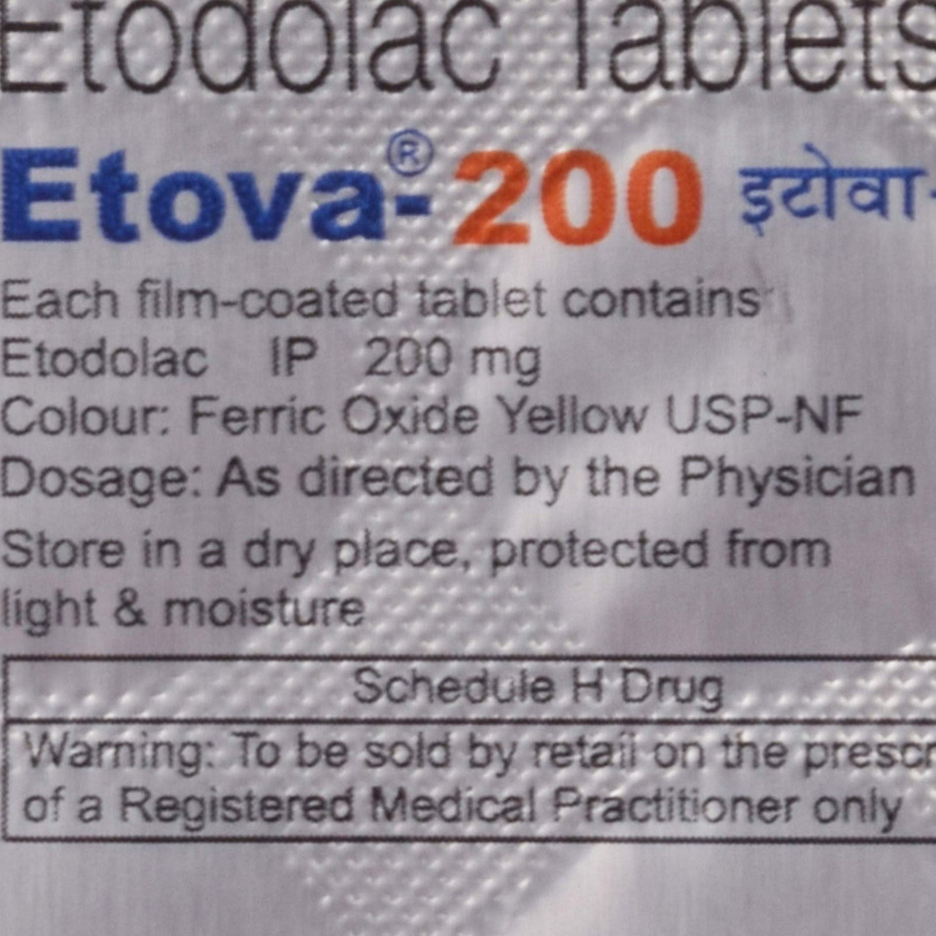 Etodolac 200mg