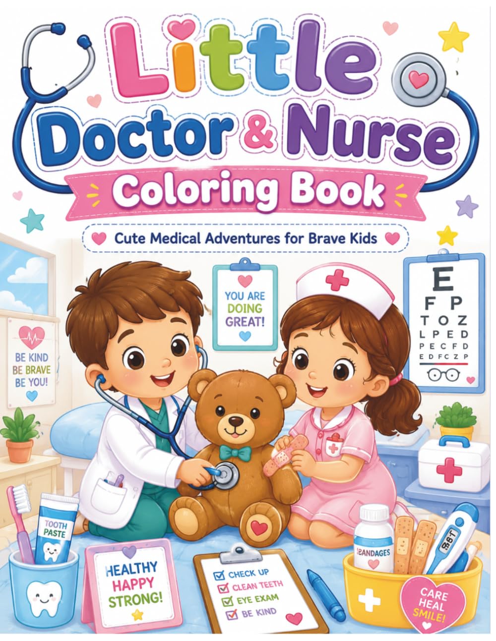 Little Doctor & Nurse Coloring Book