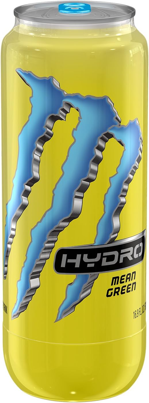 Monster Hydro 16.9oz Mean Green (Pack of 12)